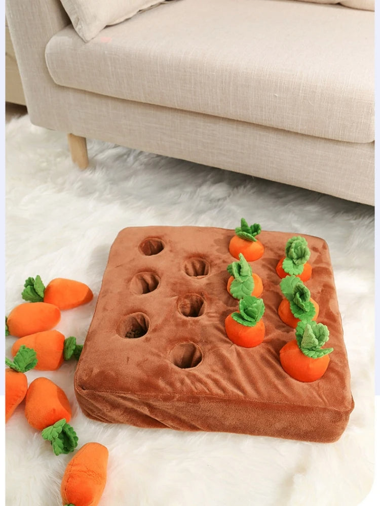 Carrot Patch™ - Dog Toy for Chewing, Digging and Pulling