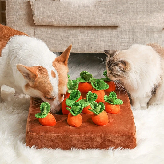 Carrot Patch™ - Dog Toy for Chewing, Digging and Pulling